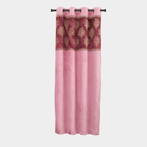 Home Beautiful 5 ft. Pink Polyester Curtain - (M2841) Home Beautiful 5 ft. Pink Polyester Curtain - (M2841)