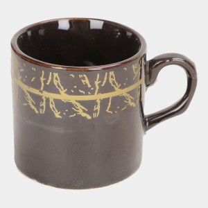 Hitech Sales 120 ml Stoneware Cup Set of 6 Black | Durable & Microwave Safe | Set for Tea/Coffee Hitech Sales 120 ml Stoneware Cup Set of 6 Black | Durable & Microwave Safe | Set for Tea/Coffee