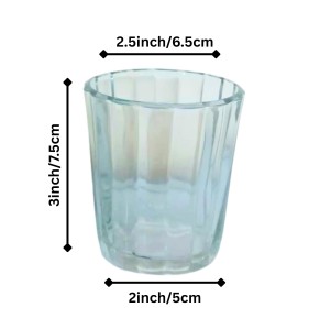 Small Tea Glass Set of 4 | Chai, Milk & Coffee Drinking Glasses | Clear Transparent Durable Glass Tumblers for Home, Kitchen & Office Use Small Tea Glass Set of 4 | Chai, Milk & Coffee Drinking Glasses | Clear Transparent Durable Glass Tumblers for Home, Kitchen & Office Use