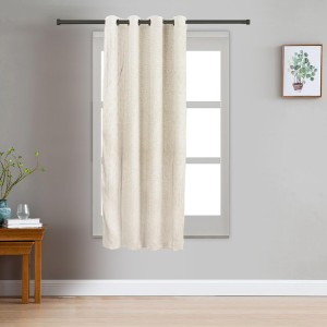 Home Beautiful 5 ft. Off White Polyester Curtain - (M2805) Home Beautiful 5 ft. Off White Polyester Curtain - (M2805)