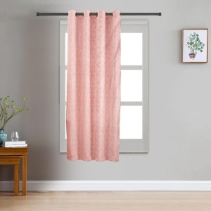 Home Beautiful Pink Polyester Curtain - (M2737) Home Beautiful Pink Polyester Curtain - (M2737)