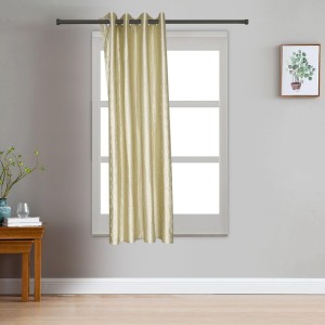 Home Beautiful 5 ft. Beige Polyester Curtain - (M2818) Home Beautiful 5 ft. Beige Polyester Curtain - (M2818)