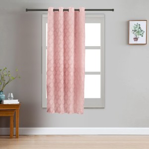 Home Beautiful 5 ft. Pink Polyester Curtain - (M2794)