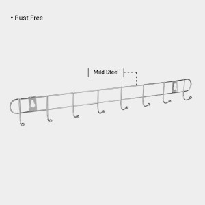 Mild Steel Cloth Hanger, Mild Steel,(Pack of 1) Mild Steel Cloth Hanger, Mild Steel,(Pack of 1)