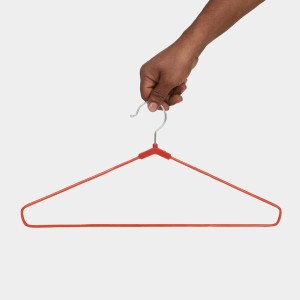 Steel Cloth Hanger Set of 6 40 X 20 cm (Pack of 6) Steel Cloth Hanger Set of 6 40 X 20 cm (Pack of 6)