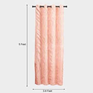 Home Beautiful 5 ft. Rust Polyester Curtain - (M2797) Home Beautiful 5 ft. Rust Polyester Curtain - (M2797)