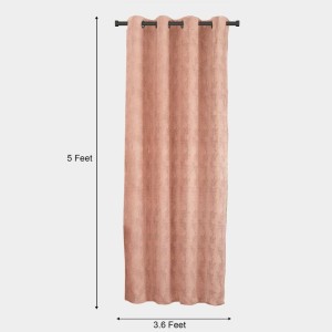 Home Beautiful Brown Polyester Curtain - (M2738) Home Beautiful Brown Polyester Curtain - (M2738)