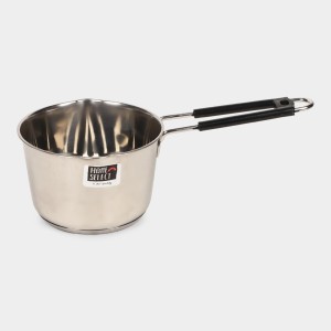 1 L Steel Saucepan 9 X 14 cm (Pack of 1) 1 L Steel Saucepan 9 X 14 cm (Pack of 1)