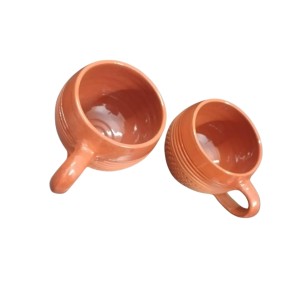 Terracotta Tea Cups with Handle (Set of 2) | Handcrafted Clay Kulhad Cups | Eco-Friendly Traditional Tea & Coffee Cups. Terracotta Tea Cups with Handle (Set of 2) | Handcrafted Clay Kulhad Cups | Eco-Friendly Traditional Tea & Coffee Cups.