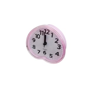 Cute Pink Heart-Shaped Quartz Alarm Clock – 3.48 Inch Silent Analog Desk for Kids, Travel & Bedroom Decor Cute Pink Heart-Shaped Quartz Alarm Clock – 3.48 Inch Silent Analog Desk for Kids, Travel & Bedroom Decor