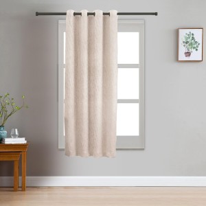 Home Beautiful 5 ft. Off White Polyester Curtain - (M2822) Home Beautiful 5 ft. Off White Polyester Curtain - (M2822)