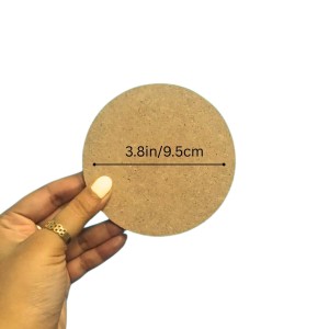 3mm MDF Board 4inch Round Cutouts for Arts & Crafts, Smooth Unfinished Wood Circles for Painting, DIY Crafts, Laser Cutting & Engraving (Pack of 4) 3mm MDF Board 4inch Round Cutouts for Arts & Crafts, Smooth Unfinished Wood Circles for Painting, DIY Crafts, Laser Cutting & Engraving (Pack of 4)