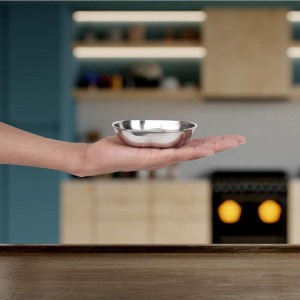 100 ml Stainless Steel Serving Bowl, 1 1 cm Dia. (Pack of 1) 100 ml Stainless Steel Serving Bowl, 1 1 cm Dia. (Pack of 1)