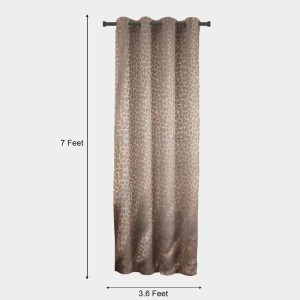 Home Beautiful 7ft. Chocolate Brown Blackout Eyelet Curtains - (M2741) Home Beautiful 7ft. Chocolate Brown Blackout Eyelet Curtains - (M2741)