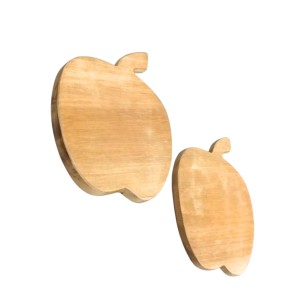 Apple Shape Wooden coaters – Natural Wooden MDF Shapes for DIY Crafts, Painting, Resin Art & Decoration (Pack of 2) Apple Shape Wooden coaters – Natural Wooden MDF Shapes for DIY Crafts, Painting, Resin Art & Decoration (Pack of 2)