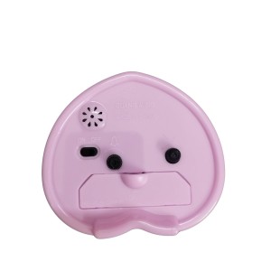 Cute Pink Heart-Shaped Quartz Alarm Clock – 3.48 Inch Silent Analog Desk for Kids, Travel & Bedroom Decor Cute Pink Heart-Shaped Quartz Alarm Clock – 3.48 Inch Silent Analog Desk for Kids, Travel & Bedroom Decor