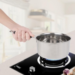 1.7 L Stainless Steel Saucepan, 7 X 3.5 in (Pack of 1)