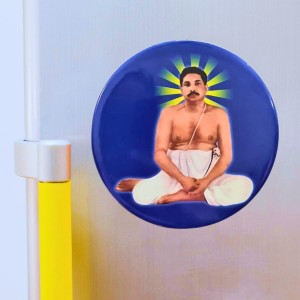 Devotional Saint Guru Round Fridge Magnet Set | Religious Refrigerator Magnets for Home, Office & Temple Decor Set (4 Pieces) Devotional Saint Guru Round Fridge Magnet Set | Religious Refrigerator Magnets for Home, Office & Temple Decor Set (4 Pieces)