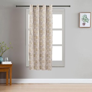 Home Beautiful 5 ft. Light Grey Polyester Curtain - (M2782) Home Beautiful 5 ft. Light Grey Polyester Curtain - (M2782)