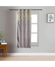 Home Beautiful 5 ft. Dark Grey Polyester Curtain - (M2773)