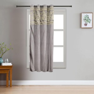 Home Beautiful 5 ft. Dark Grey Polyester Curtain - (M2773) Home Beautiful 5 ft. Dark Grey Polyester Curtain - (M2773)