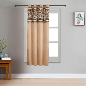 Home Beautiful 5 ft. Brown Polyester Curtain - (M2796) Home Beautiful 5 ft. Brown Polyester Curtain - (M2796)