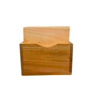 Wooden Square Coaster Set with Holder | Premium Solid Wood Tea & Coffee Coasters for Hot & Cold Drinks, Table Protection | Set of 5 (Squre) Wooden Square Coaster Set with Holder | Premium Solid Wood Tea & Coffee Coasters for Hot & Cold Drinks, Table Protection | Set of 5 (Squre)