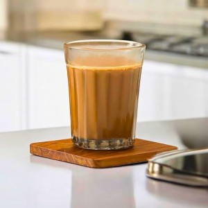 Small Tea Glass Set of 4 | Chai, Milk & Coffee Drinking Glasses | Clear Transparent Durable Glass Tumblers for Home, Kitchen & Office Use Small Tea Glass Set of 4 | Chai, Milk & Coffee Drinking Glasses | Clear Transparent Durable Glass Tumblers for Home, Kitchen & Office Use