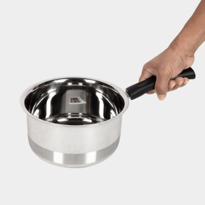 1.2 L Steel Saucepan 1 9 cm Dia. (Pack of 1) 1.2 L Steel Saucepan 1 9 cm Dia. (Pack of 1)