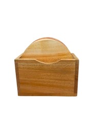 Wooden Tea Coaster Set with Holder | Premium Solid Wood Round Coasters for Hot & Cold Drinks, Tea, Coffee & Table Protection | Set of 5 (Round) Wooden Tea Coaster Set with Holder | Premium Solid Wood Round Coasters for Hot & Cold Drinks, Tea, Coffee & Table Protection | Set of 5 (Round)