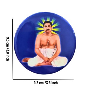 Devotional Saint Guru Round Fridge Magnet Set | Religious Refrigerator Magnets for Home, Office & Temple Decor Set (4 Pieces) Devotional Saint Guru Round Fridge Magnet Set | Religious Refrigerator Magnets for Home, Office & Temple Decor Set (4 Pieces)