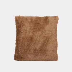 Home Beautiful Brown Polyester Cushion Cover