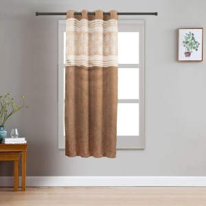 Home Beautiful 5 ft. Black Polyester Curtain - (M2827) Home Beautiful 5 ft. Black Polyester Curtain - (M2827)