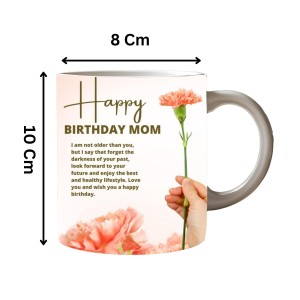 Happy Birthday Mom Printed Customized Coffee Mug – 325 Ml – Birthday Gift for Mom from Daughter or Son – Microwave & Dishwasher Safe Happy Birthday Mom Printed Customized Coffee Mug – 325 Ml – Birthday Gift for Mom from Daughter or Son – Microwave & Dishwasher Safe