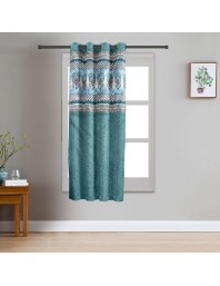 Home Beautiful 5ft. Dark Green Window Curtain - (M2934)