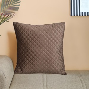 Home Beautiful Brown Microfiber Cushion Cover Home Beautiful Brown Microfiber Cushion Cover