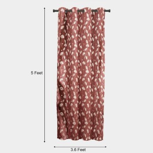 Home Beautiful 5ft. Maroon Polyester Curtain - (M2727) Home Beautiful 5ft. Maroon Polyester Curtain - (M2727)