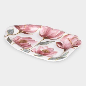 1 Melamine Snack Plate - (M1319) 1 Melamine Snack Plate - (M1319)