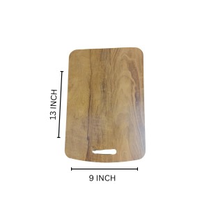 Wooden Cutting Board Multipurpose Used This Board, Vegetables, Fruits & Cheese, for Kitchen Use, BPA Free, Eco-Friendly, Anti-Microbial (Size 13 Inches/ 9Inches)