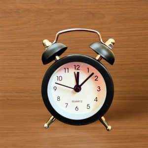 Small Twin-Bell Analog Alarm Clock for Bedroom | Loud Vintage Alarm, Battery Operated Mini Table Clock for Kids & Adults | Portable Classic Bedside Clock (1 Pc) (3.8 inch/2inch) Black Small Twin-Bell Analog Alarm Clock for Bedroom | Loud Vintage Alarm, Battery Operated Mini Table Clock for Kids & Adults | Portable Classic Bedside Clock (1 Pc) (3.8 inch/2inch) Black
