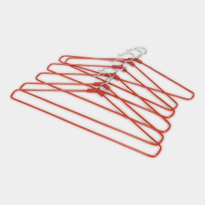 Steel Cloth Hanger Set of 6 40 X 20 cm (Pack of 6) Steel Cloth Hanger Set of 6 40 X 20 cm (Pack of 6)