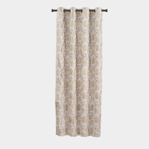 Home Beautiful 5 ft. Light Grey Polyester Curtain - (M2782) Home Beautiful 5 ft. Light Grey Polyester Curtain - (M2782)