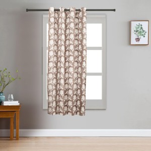 Home Beautiful 5 ft. Brown Polyester Curtain - (M2779) Home Beautiful 5 ft. Brown Polyester Curtain - (M2779)