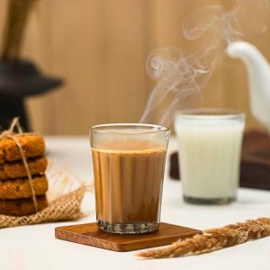 Small Tea Glass Set of 4 | Chai, Milk & Coffee Drinking Glasses | Clear Transparent Durable Glass Tumblers for Home, Kitchen & Office Use Small Tea Glass Set of 4 | Chai, Milk & Coffee Drinking Glasses | Clear Transparent Durable Glass Tumblers for Home, Kitchen & Office Use