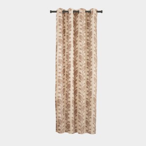 Home Beautiful 7ft. Soft Beige Printed Eyelet Curtains - (M2755) Home Beautiful 7ft. Soft Beige Printed Eyelet Curtains - (M2755)