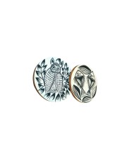 Handcrafted Wooden Coasters Set of 2 – Hand-Painted Tribal Fish Art Round Tea & Coffee Coasters | Eco-Friendly Wooden Drink Coaster for Home, Office & Gifting Handcrafted Wooden Coasters Set of 2 – Hand-Painted Tribal Fish Art Round Tea & Coffee Coasters | Eco-Friendly Wooden Drink Coaster for Home, Office & Gifting
