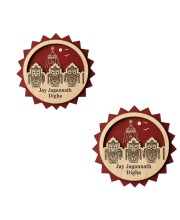 Wooden Lord Jagannath Fridge Magnet | Laser Engraved Religious Souvenir | Traditional Pattachitra Style Decorative Magnet for Home & Office (2) Wooden Lord Jagannath Fridge Magnet | Laser Engraved Religious Souvenir | Traditional Pattachitra Style Decorative Magnet for Home & Office (2)