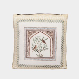 Home Beautiful White Polyester Cushion Cover