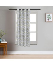 Home Beautiful 5 ft. Light Blue Polyester Curtain - (M2806)
