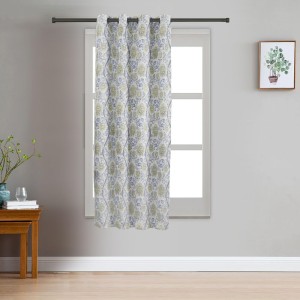 Home Beautiful 5 ft. Light Blue Polyester Curtain - (M2806) Home Beautiful 5 ft. Light Blue Polyester Curtain - (M2806)